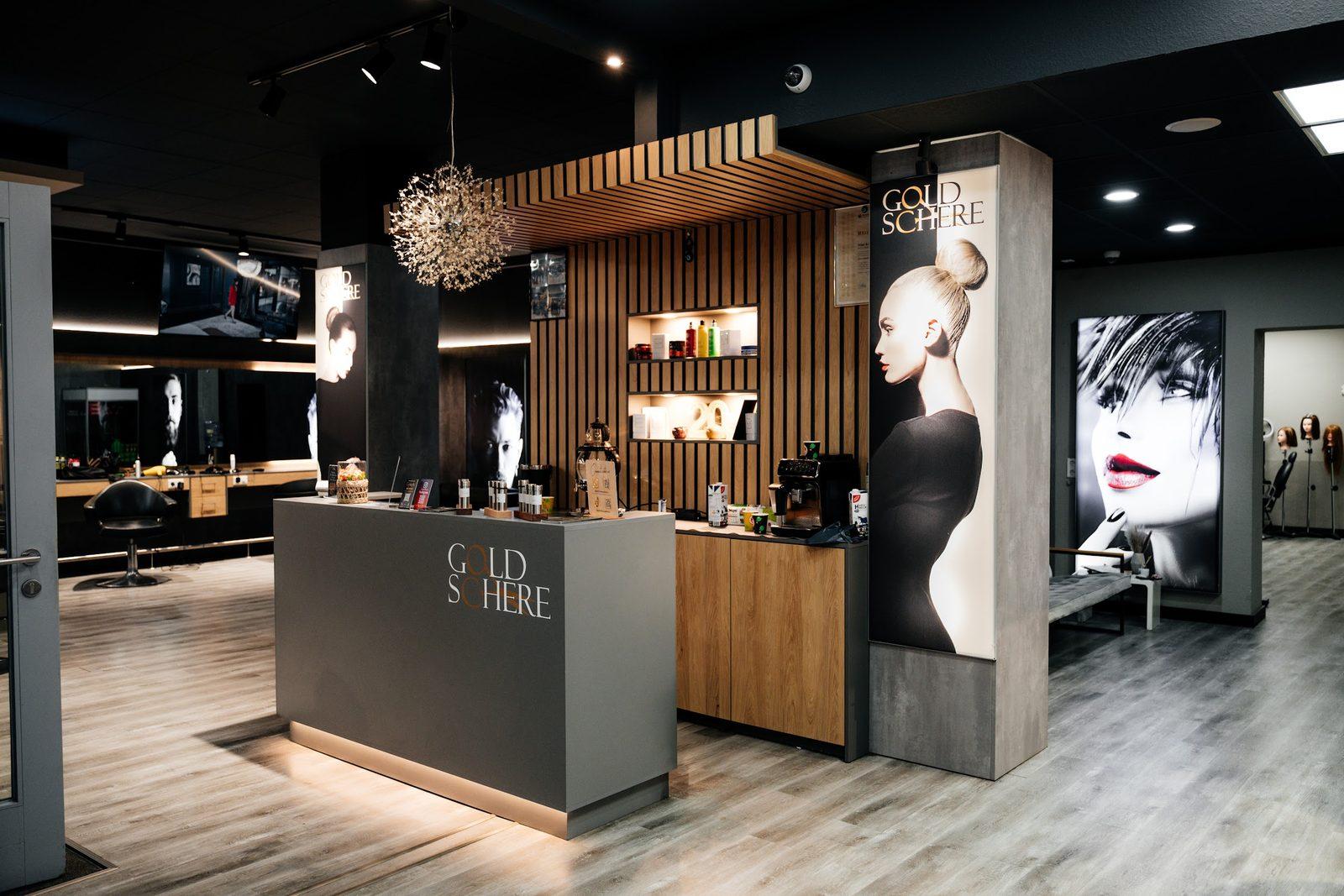 Empfangsbereich im Goldschere Salon Paderborn